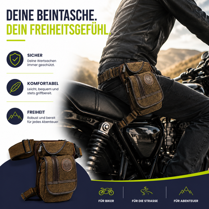Beintasche für Motorrad & Freizeit – Alles Wichtige sofort griffbereit
