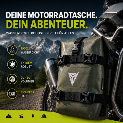 Motorrad-Rahmentasche wasserdicht – Mehr Stauraum, immer griffbereit