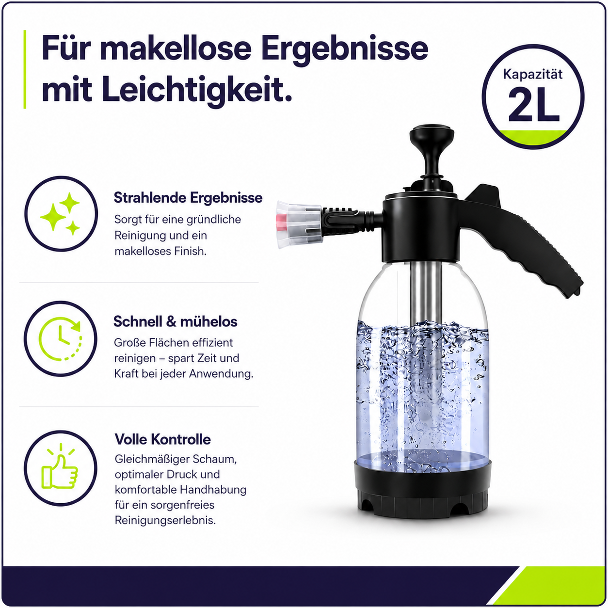 Schaumsprüher 2L – Professionelle Fahrzeugpflege wie vom Aufbereiter